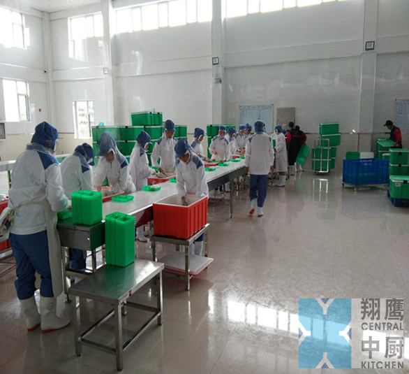 中韩合资青岛亿康源配餐 - 翔鹰中央厨房milan米兰（中国）体育官方网站山东案例